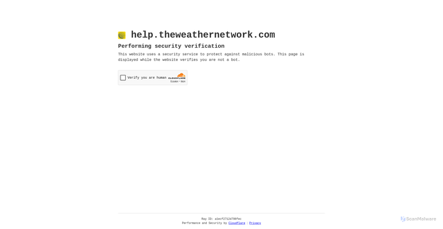 Security scan screenshot of https://help.theweathernetwork.com/hc/en-us/articles/4404996940691-What-is-the-difference-between-a-Watch-and-a-Warning