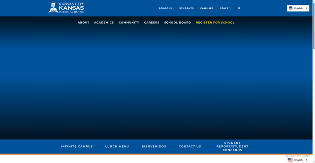 Security scan screenshot of https://www.kckschools.org/