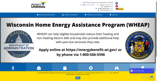 Security scan screenshot of https://mu-wi.gov/