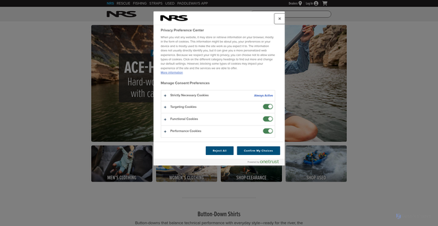 Security scan screenshot of https://www.nrs.com