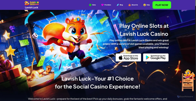 Security scan screenshot of https://lavishluck.net