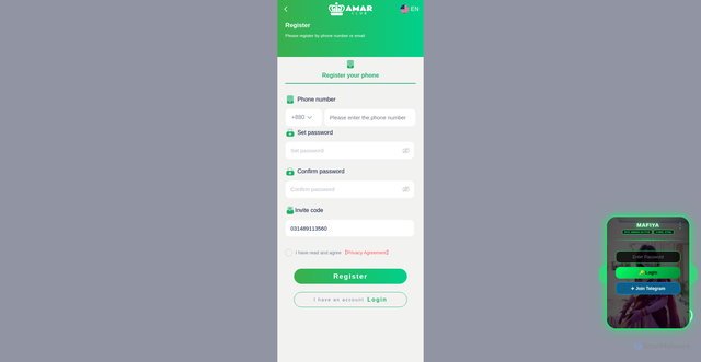Security scan screenshot of https://mafia-vai-best-premium-hack-dp0wsk7quvnu.edgeone.dev/