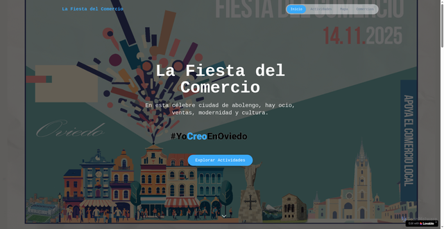 Security scan screenshot of https://fiesta-comercio.lovable.app/