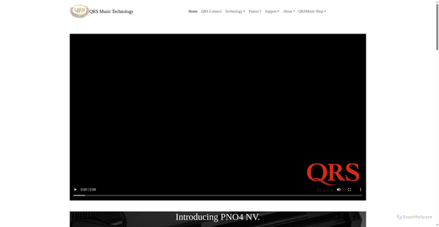 Security scan screenshot of https://qrsmusic.com