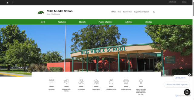 Security scan screenshot of https://mms.fcusd.org