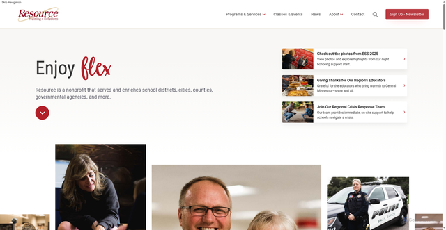 Security scan screenshot of https://www.resourcecoop-mn.gov/