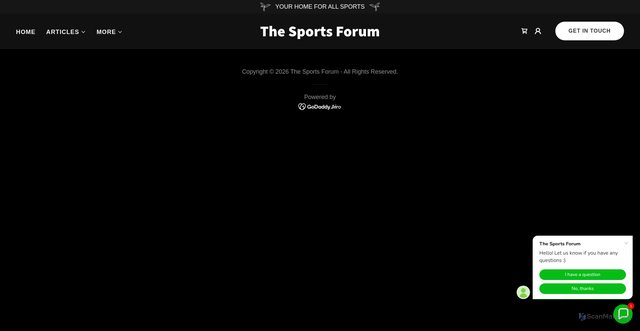 Security scan screenshot of https://sportsforummedia.com/csu-rams-football