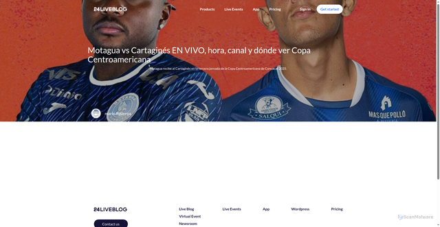 Security scan screenshot of https://www.24liveblog.com/live/3912294042910894262