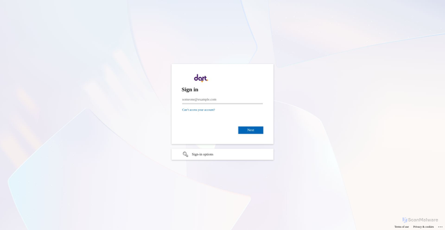 Security scan screenshot of https://dartoffice365.sharepoint.com