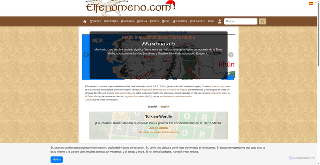 Security scan screenshot of https://elfenomeno.com