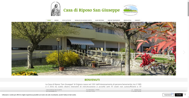 Security scan screenshot of https://www.casaripososangiuseppe.it