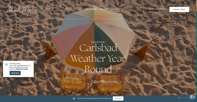 Security scan screenshot of https://www.beachterraceinn.com/explore/seasons