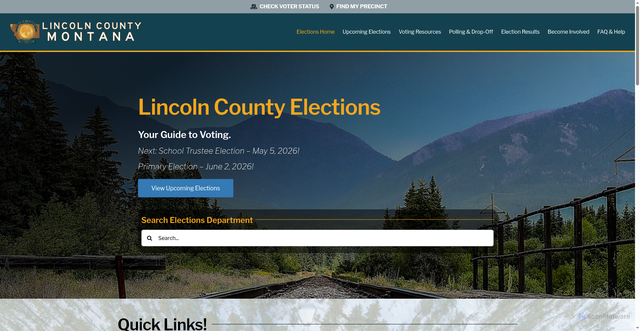 Security scan screenshot of https://lincolncountymt.gov/
