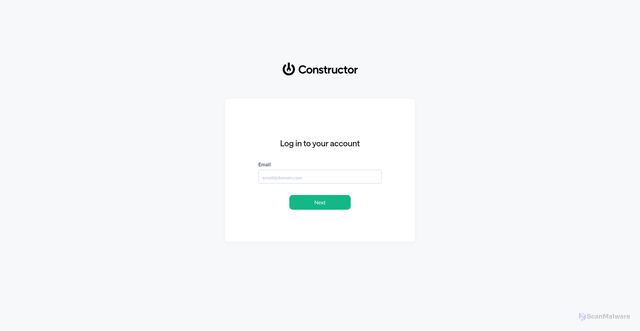 Security scan screenshot of https://app.constructor.io