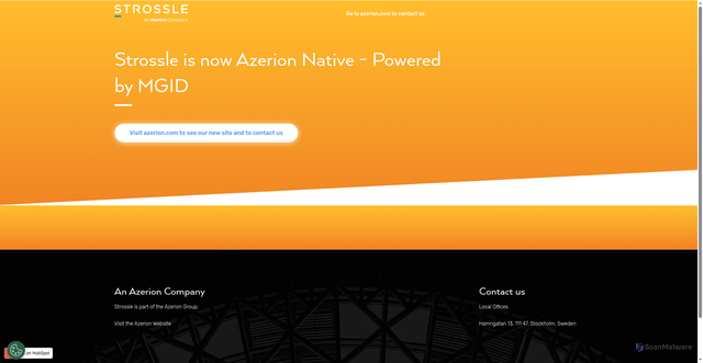 Security scan screenshot of https://sprinklecontent.com