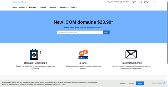 Security scan screenshot of http://manorborough.gov/