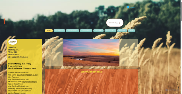 Security scan screenshot of https://www.ogden-ks.gov/