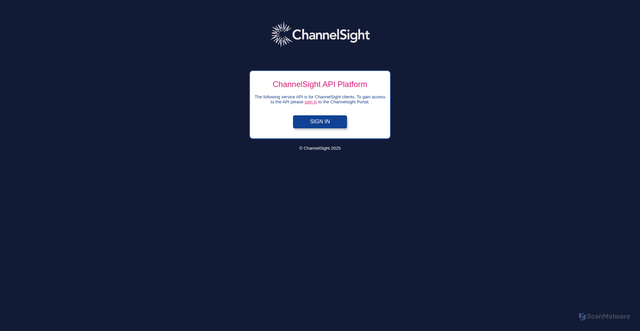 Security scan screenshot of https://tracking.channelsight.com/