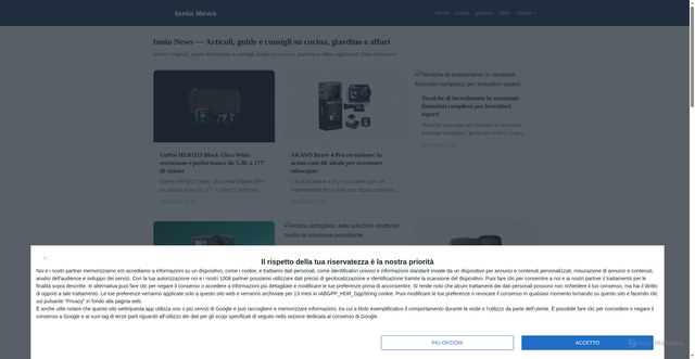 Security scan screenshot of https://www.ioniocatanzarese.it