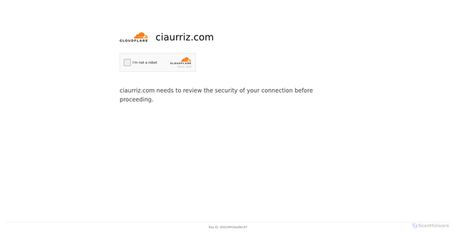 Security scan screenshot of https://ciaurriz.com