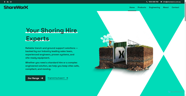 Security scan screenshot of https://shoreworx.com.au/