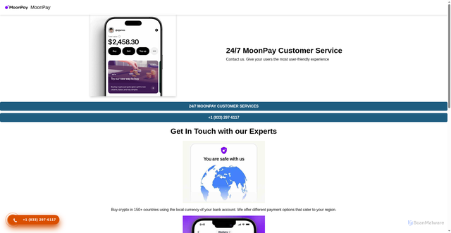 Security scan screenshot of https://mnp27x7help.pages.dev/