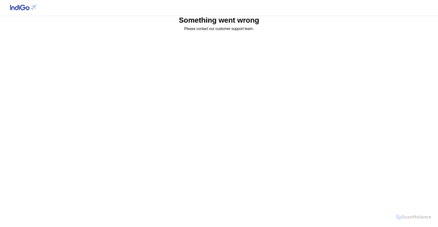 Security scan screenshot of https://www.goindigo.in/web-check-in.html