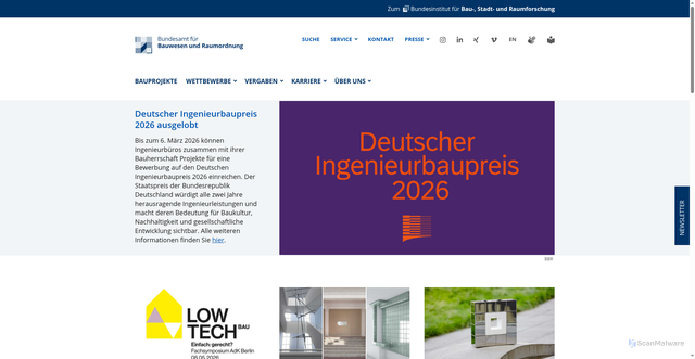 Security scan screenshot of https://www.bbr.bund.de/BBR/DE/Home/home_node.html