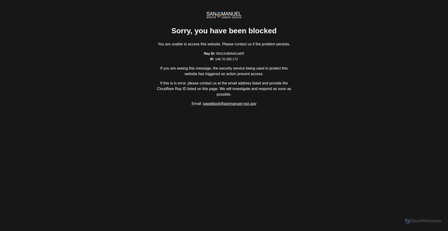 Security scan screenshot of https://sanmanuel-nsn.gov/