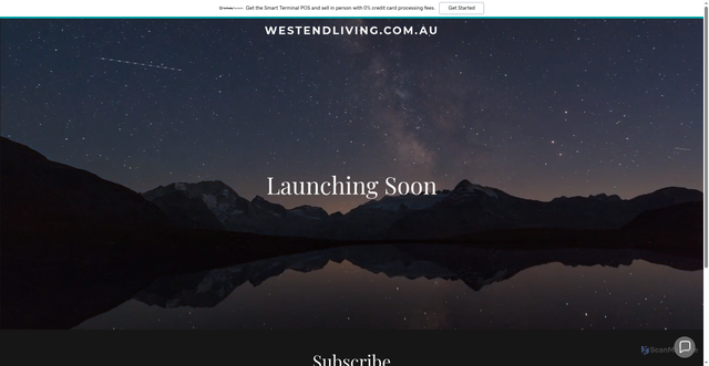 Security scan screenshot of http://www.westendliving.com.au/