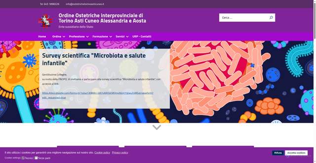 Security scan screenshot of https://ostetrichetorinoasticuneoalessandriaaosta.it/
