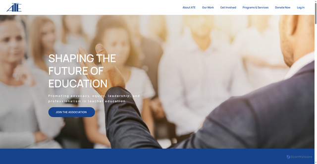 Security scan screenshot of https://www.ate1.org/