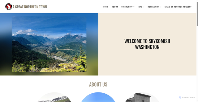 Security scan screenshot of https://skykomishwa.gov/