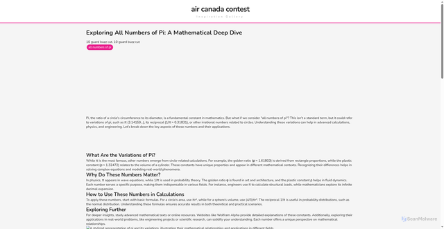 Security scan screenshot of https://univebblog-dpol4t0ckg5e.edgeone.app/all-numbers-of-pi.html