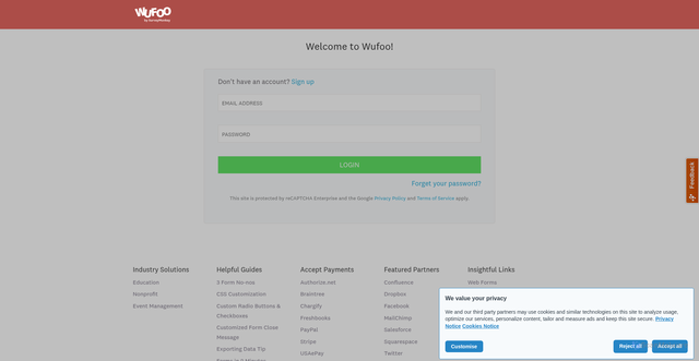 Security scan screenshot of https://twtcc.wufoo.com