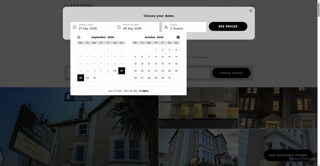 Security scan screenshot of https://lansdowne-house-with-private-car-park.hotels-wales.com/en/