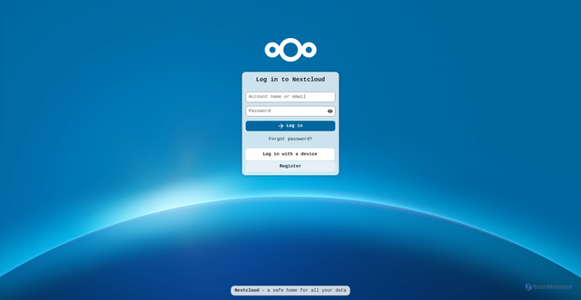 Security scan screenshot of https://nextcloud.app-pine.de/