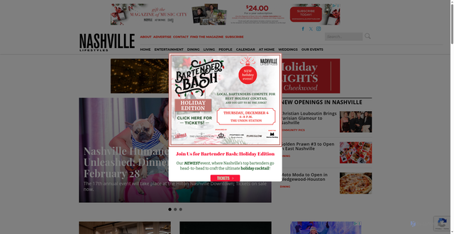 Security scan screenshot of https://nashvillelifestyles.com/