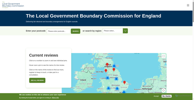 Security scan screenshot of https://www.lgbce.org.uk/