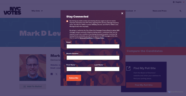Security scan screenshot of https://www.nycvotes.org/whats-on-the-ballot/2025-general-election/comptroller/profile/?candidateId=311&electionCycle=2025&districtID=&boroughCode=&officeType=3&partyId=D&bannerTitle=Mark+D+Levine&geoAreaAbbr=&officelevel=1