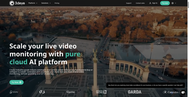 Security scan screenshot of https://3deye.me