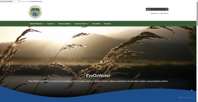 Security scan screenshot of https://www.hvlcsd.org/