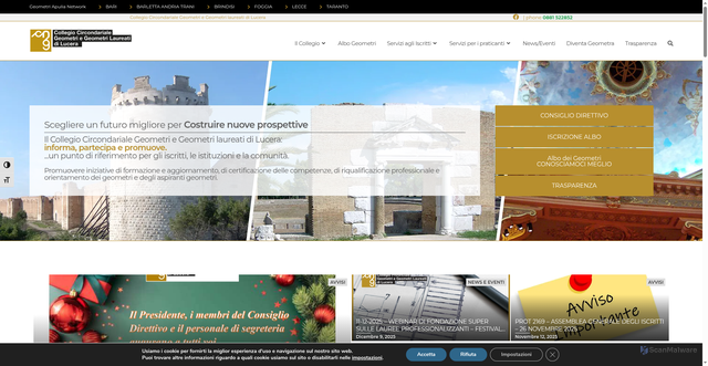 Security scan screenshot of https://geometrilucera.com/