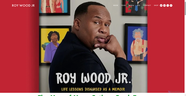 Security scan screenshot of https://www.roywoodjr.com/