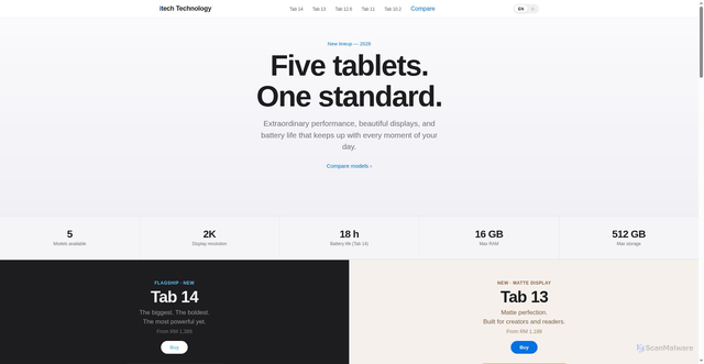Security scan screenshot of https://itechdemo-jb5kaem3nz.edgeone.app/