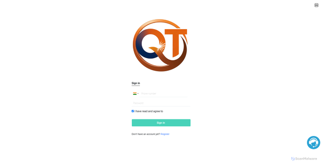 Security scan screenshot of https://qtexg.com/Index/index/Lang/en-us