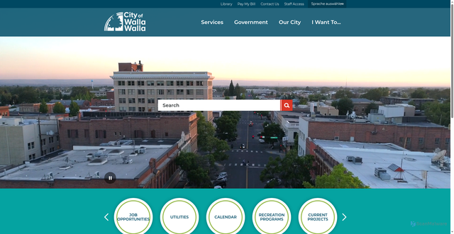 Security scan screenshot of https://www.wallawallawa.gov/