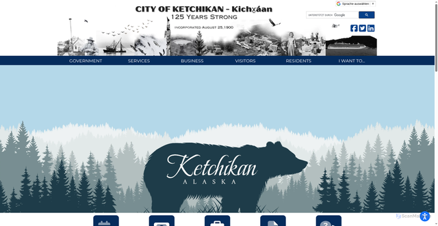 Security scan screenshot of https://www.ketchikan.gov/