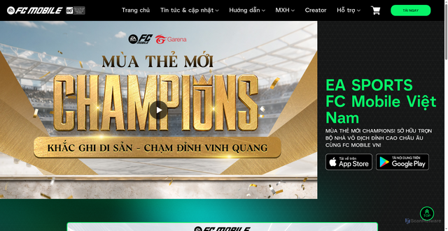 Security scan screenshot of https://fcmobile.garena.vn