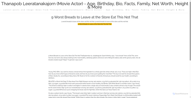 Security scan screenshot of https://wymoorgroupsitus-dpc3g2hkpvei.edgeone.app/9-worst-breads-to-leave-at-the-store-eat-this-not-that.html